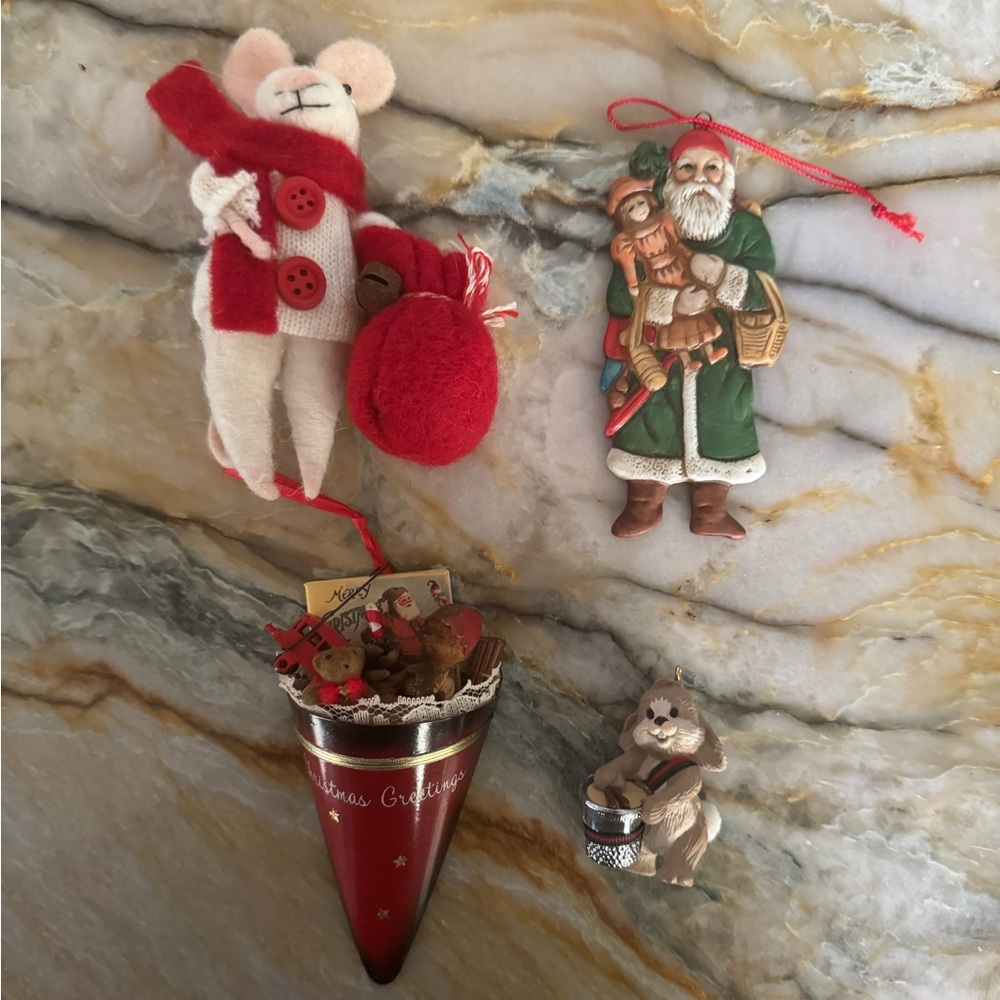 Vintage Christmas Ornament Lot